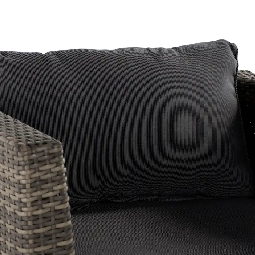 Utefåtöljer Comfort Garden Wisconsin Premium Utefåtölj – Loungefåtölj för Uterum och Altan i Konstrotting