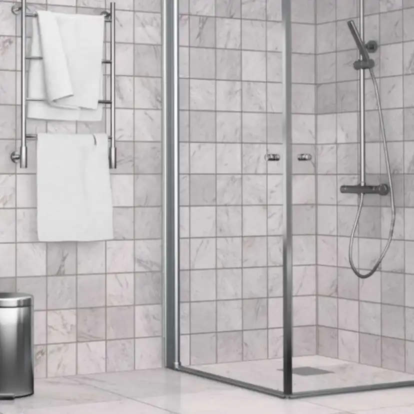 Klinker Coem Ceramiche Marmor B. Carrara Semipolerad Vit 15x15 cm
