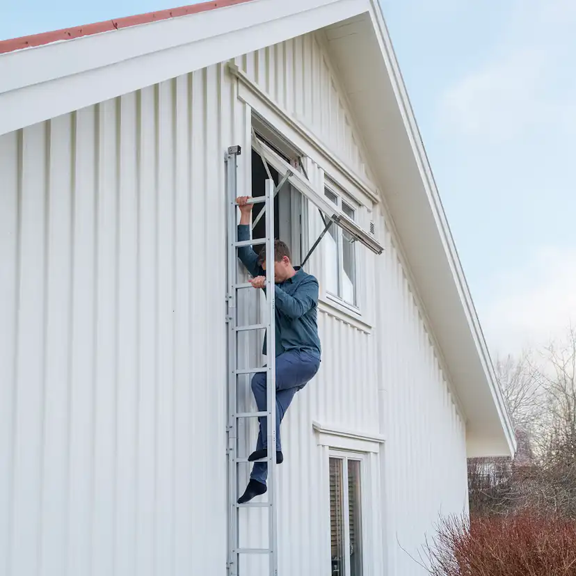 Brandstege Housegard Utfällbar Utrymningsstege 3,9M, EL39
