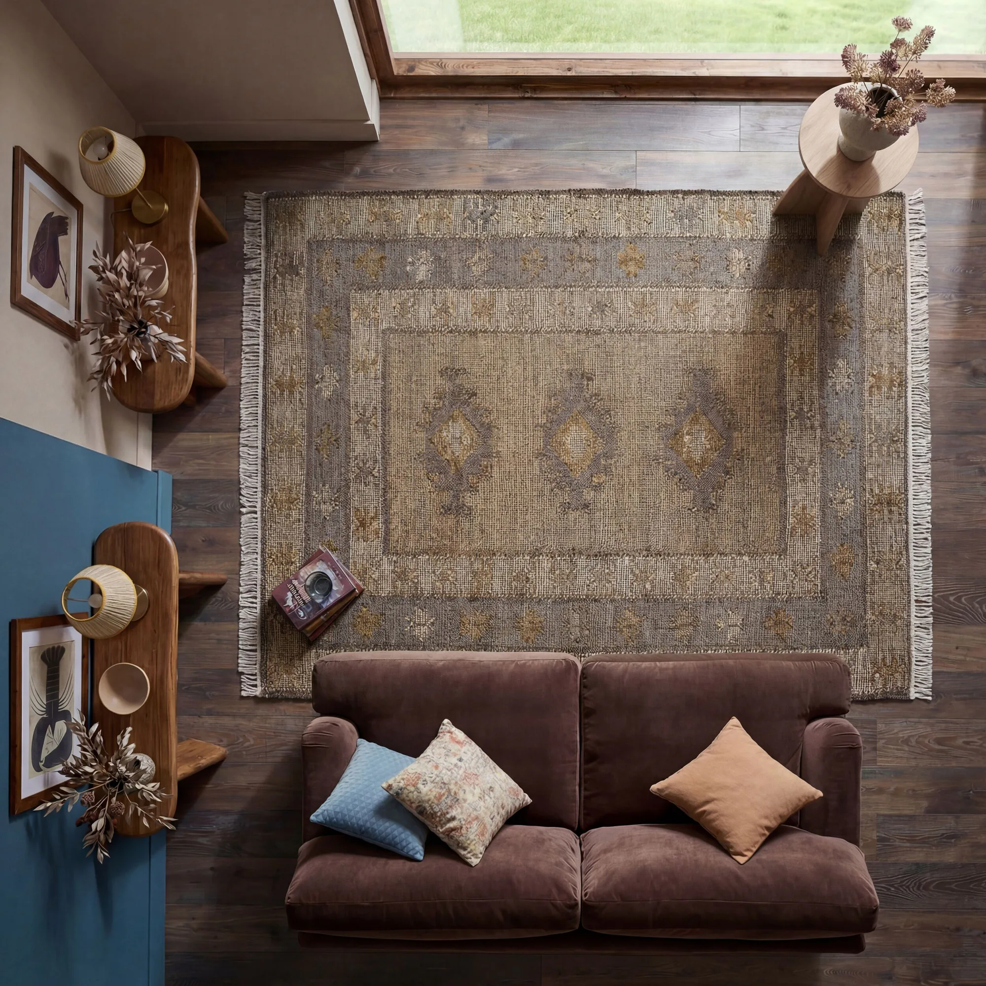 Rektangulär Matta Flair Rugs Avena Vintage
