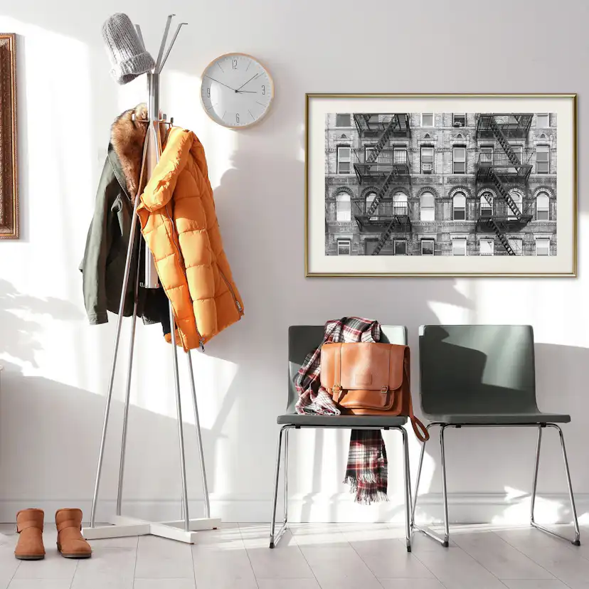 Poster Artgeist Affisch Brick Apartment