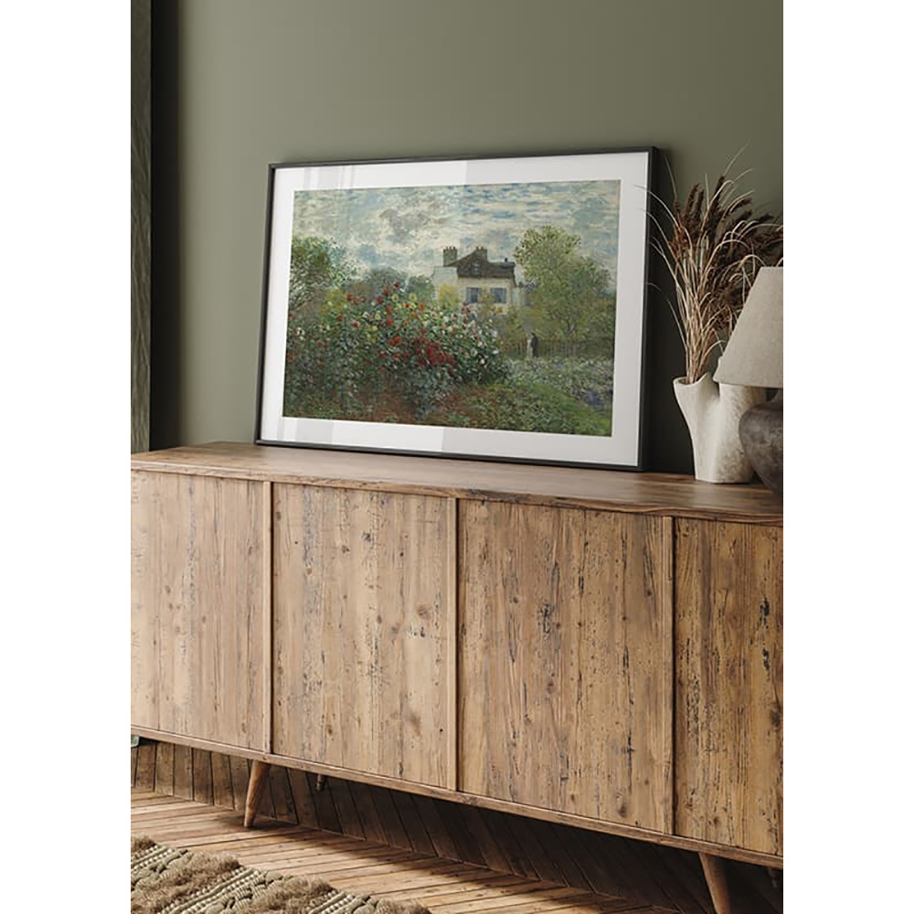 Poster Gallerix The Artists Garden In Argenteuil By Claude Monet