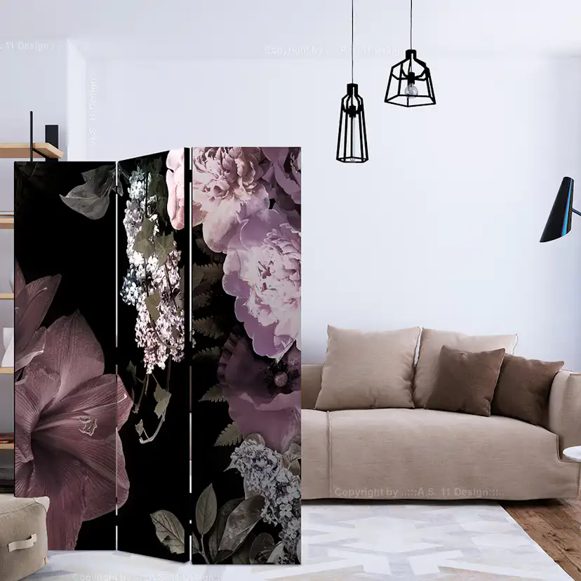 Rumsavdelare Skärmvägg Arkiio Flowers From The Past 135x172 cm