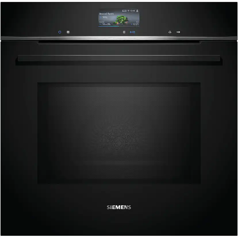 Ugn och Mikro Siemens iQ700 HM736G1B1 + CM724G1B1 Svart