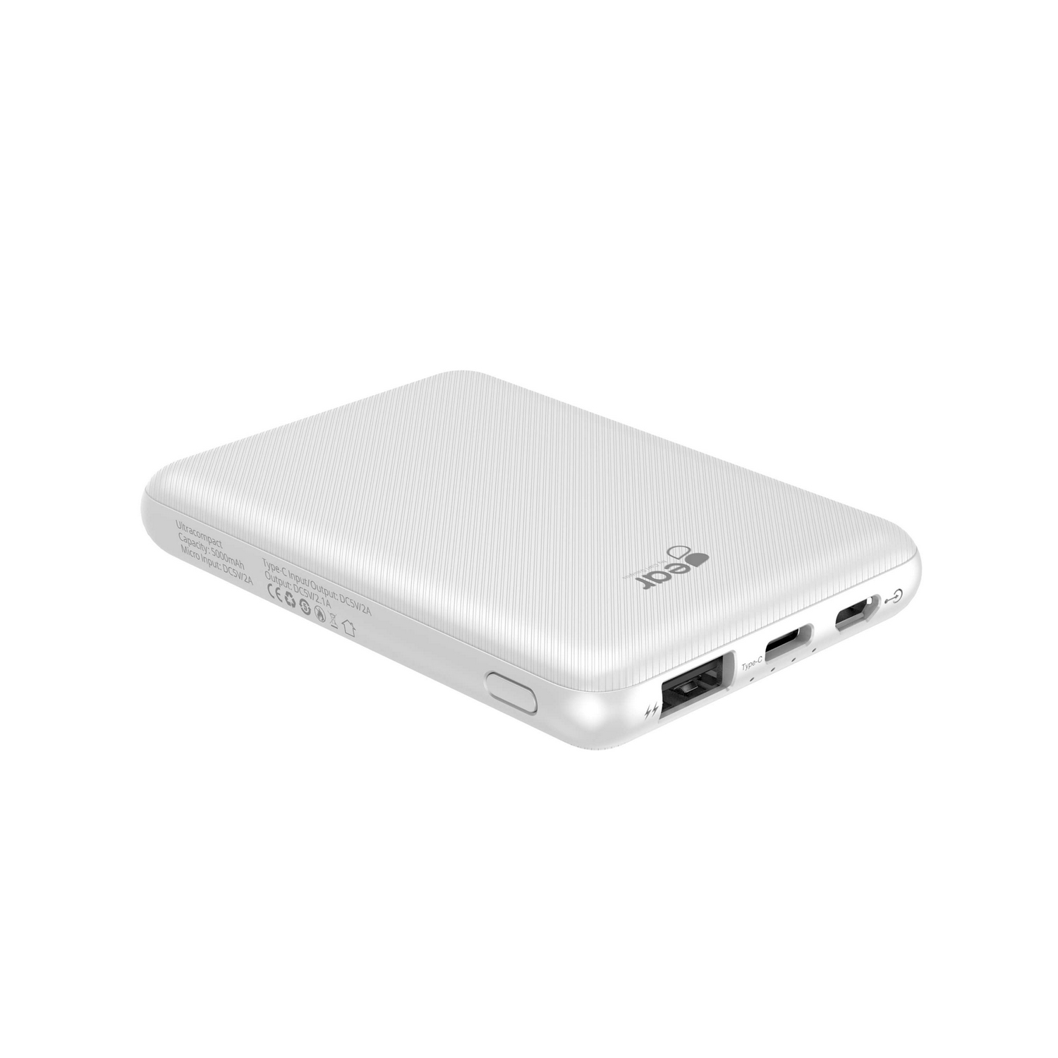 Powerbank Gear 5 000Mah Lipolymer Ultracompact 2A 1Xmicrousb Vit