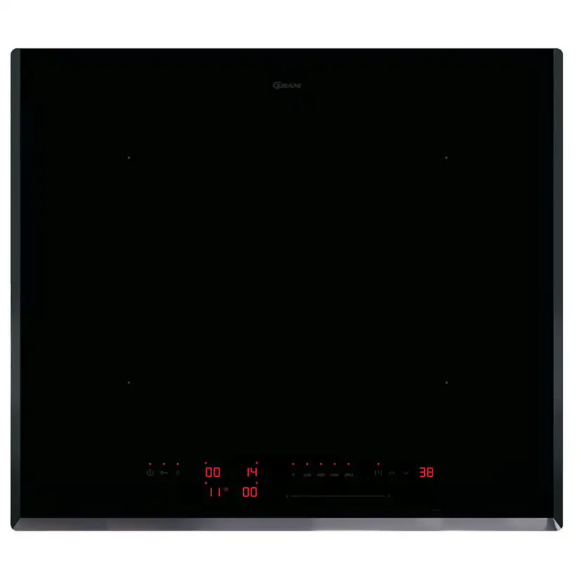 Induktionshäll Gram 6344-90 TI Svart med FlexiControl