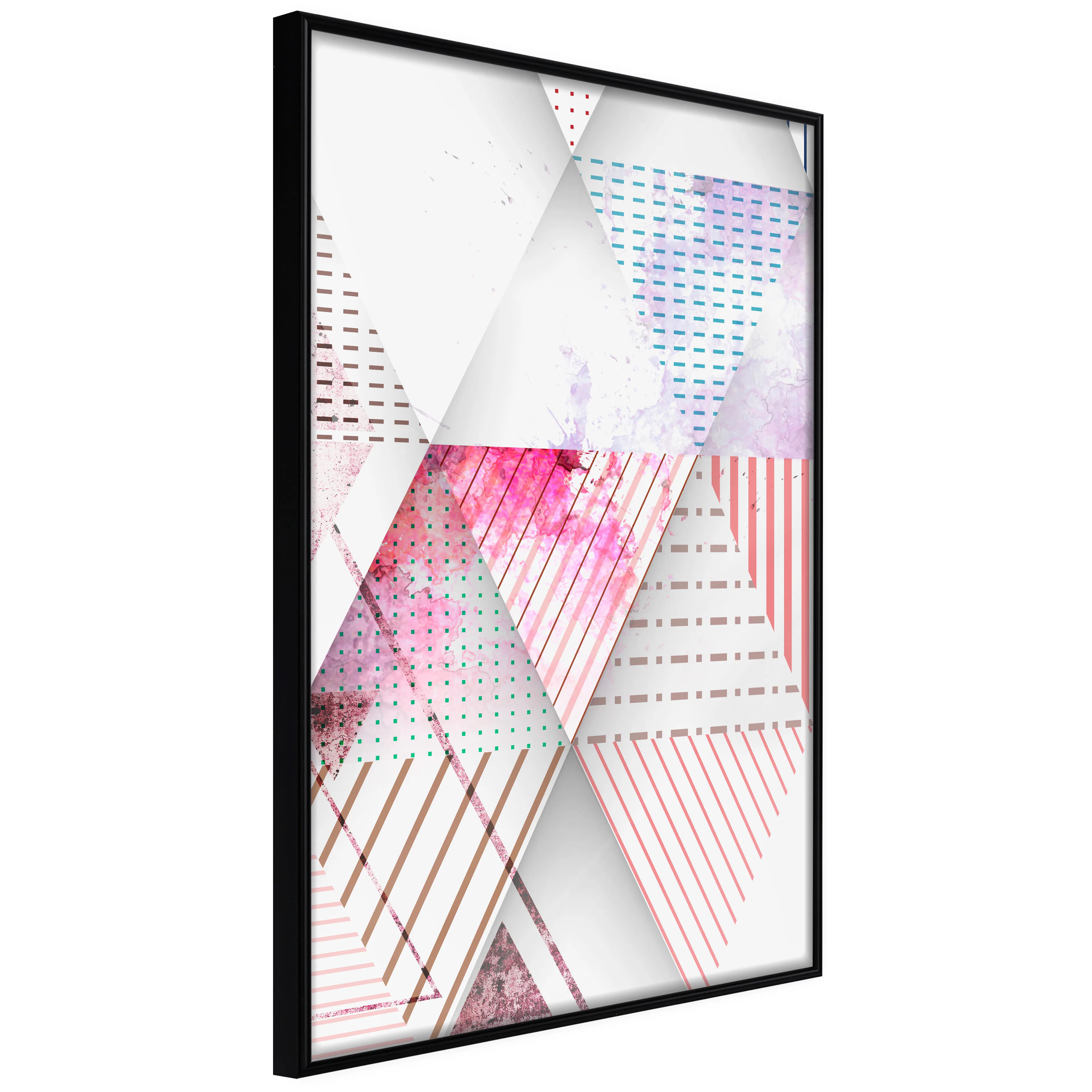 Affisch - Pink Triangle [Poster] 40x60 Svart ram, 40x60 cm
