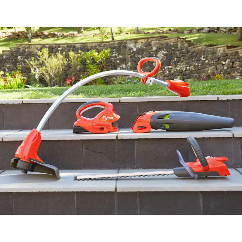 Paket Flymo Combipack C-Link 20V 3-in-1 med Batteri