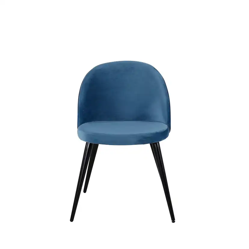 Matstol Venture Home Velvet Svart Ben