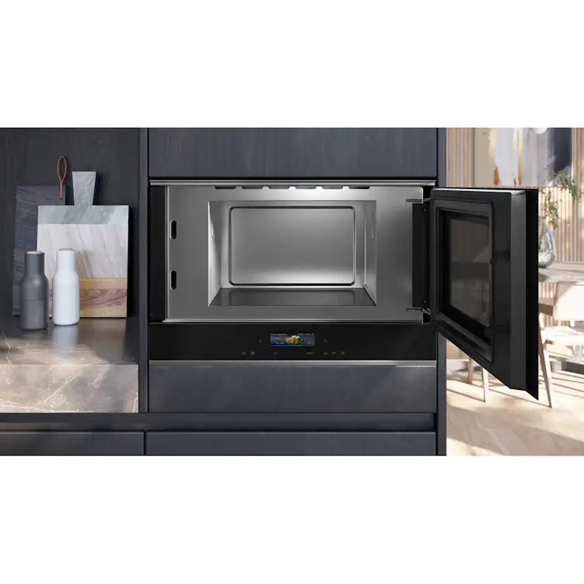 Siemens iQ700 inbyggnadsmikro BF722R1B1 Svart