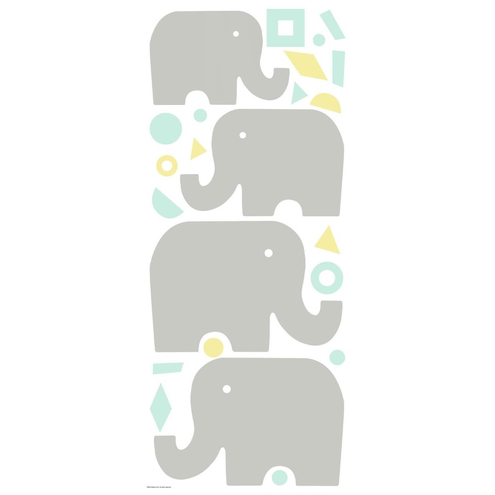 Väggdekor RoomMates Elephant Giant