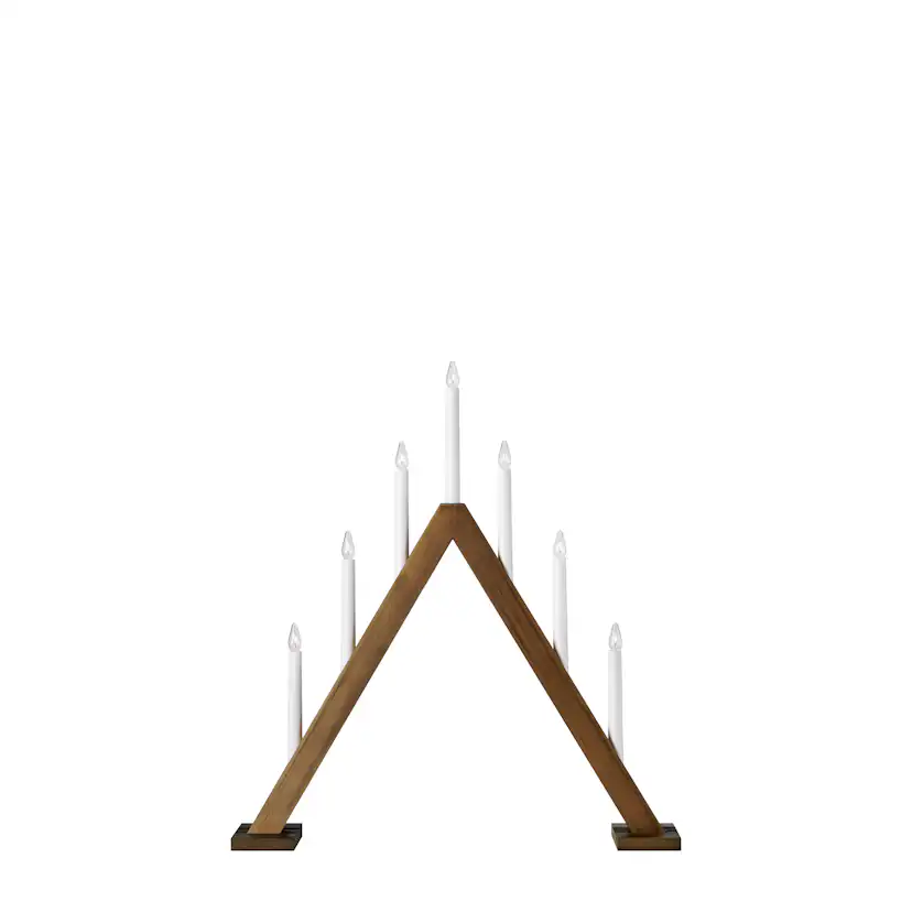 Adventsljusstake Markslöjd Ariele Träljusstake 7 Ljus