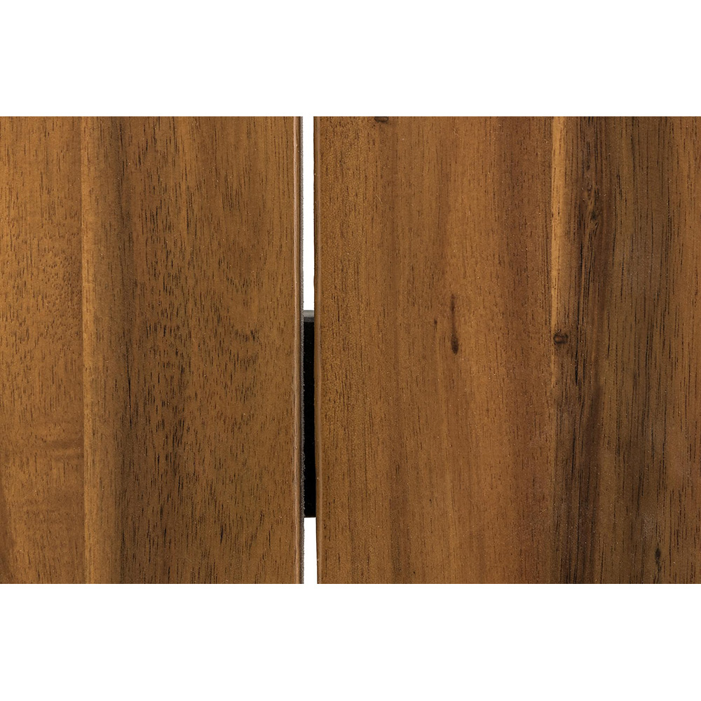 Utebord Comfort Garden Trio 200x100 cm Akacia/Svart