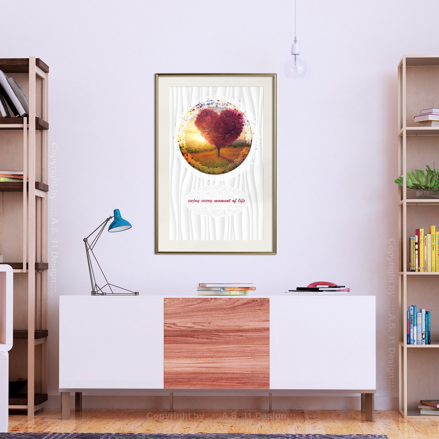 Poster Artgeist Affisch Enjoy Every Moment of Life