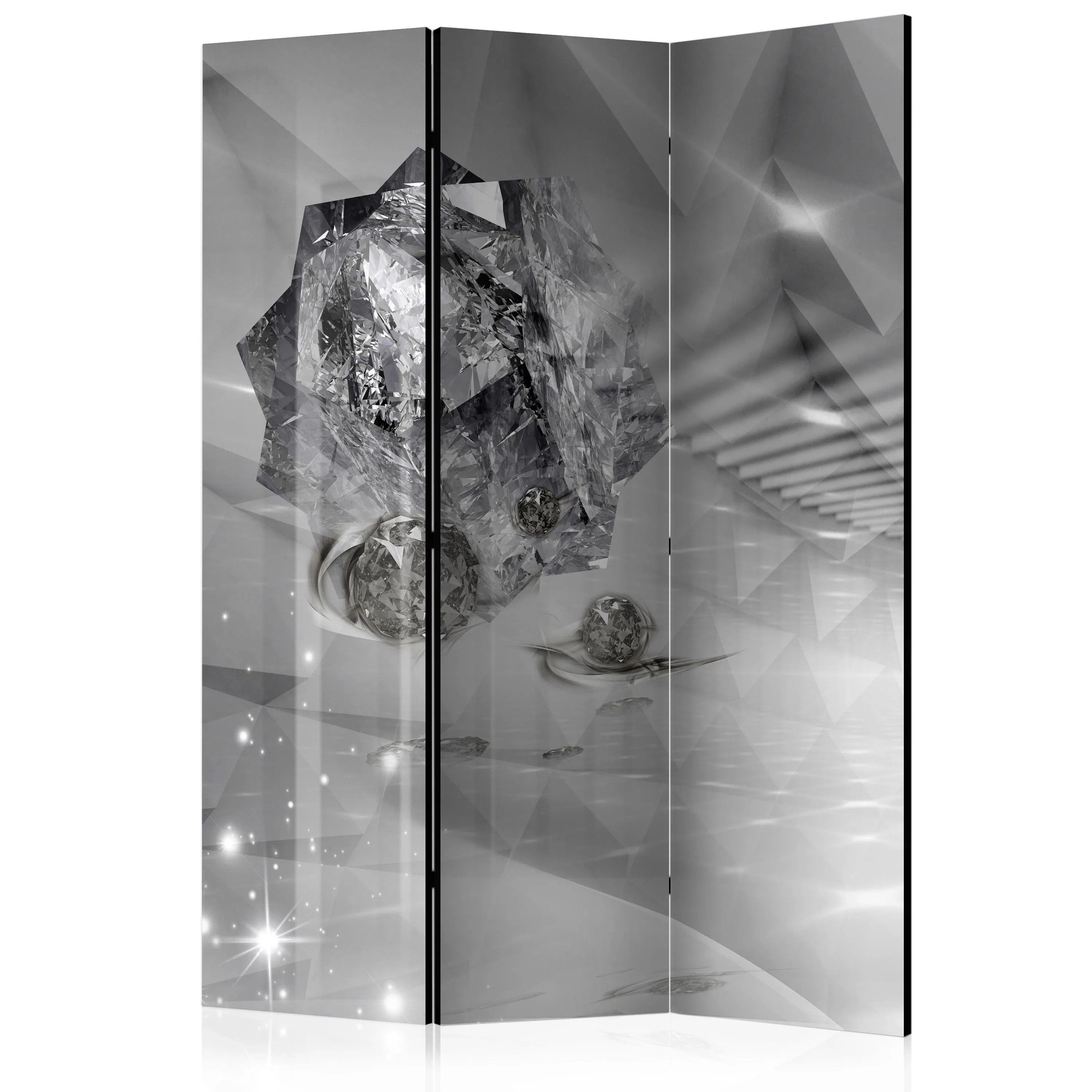 Rumsavdelare Skärmvägg Arkiio Abstract Greyness 135x172 cm