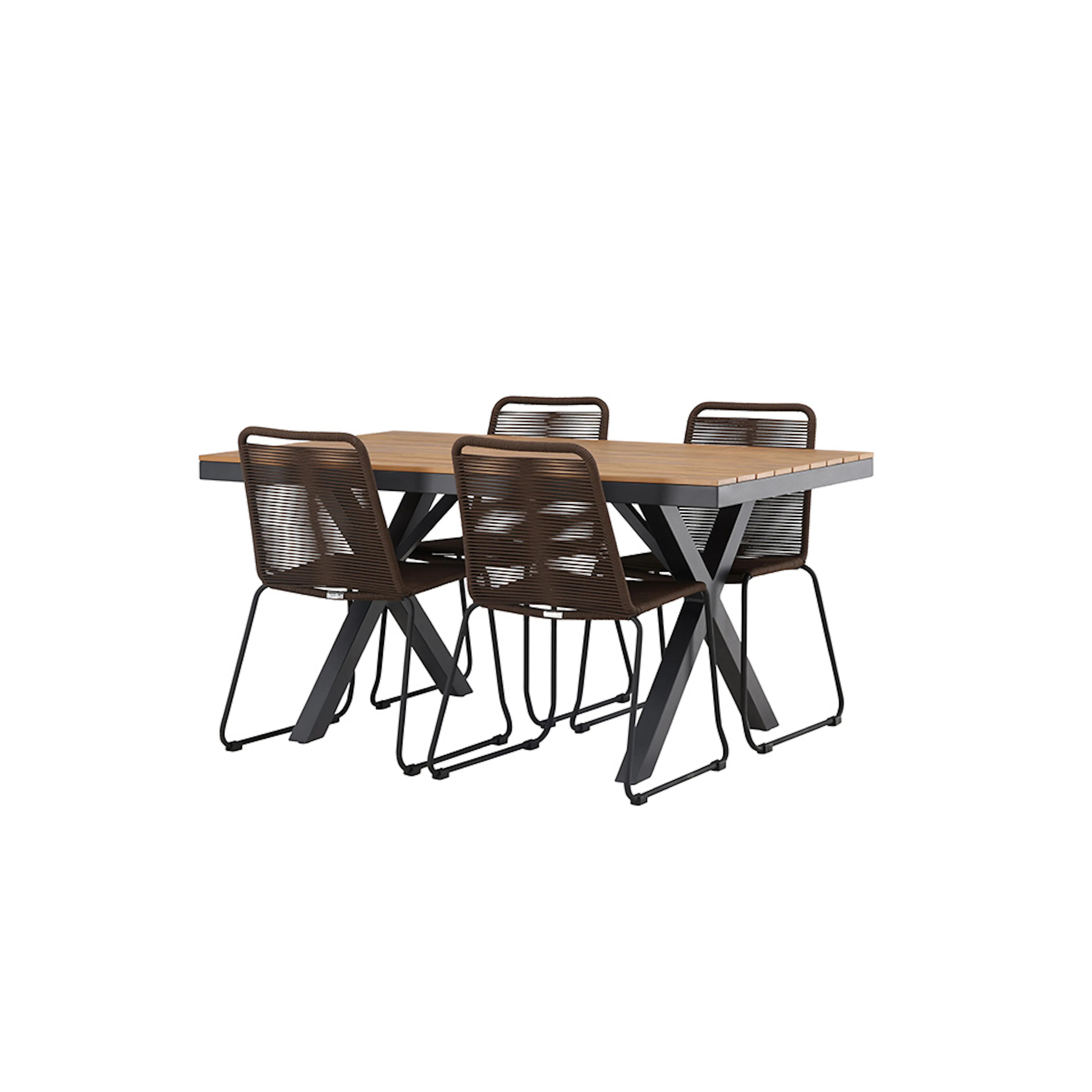 Matgrupp Venture Home Garcia Bord med 4 Lindos Stolar