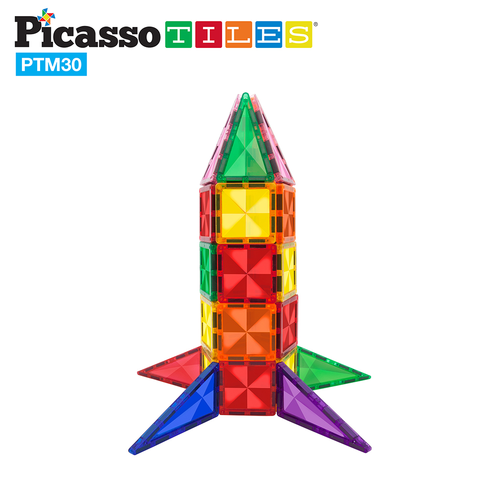 Magnetplattor Picasso Tiles 30 bitar Mini