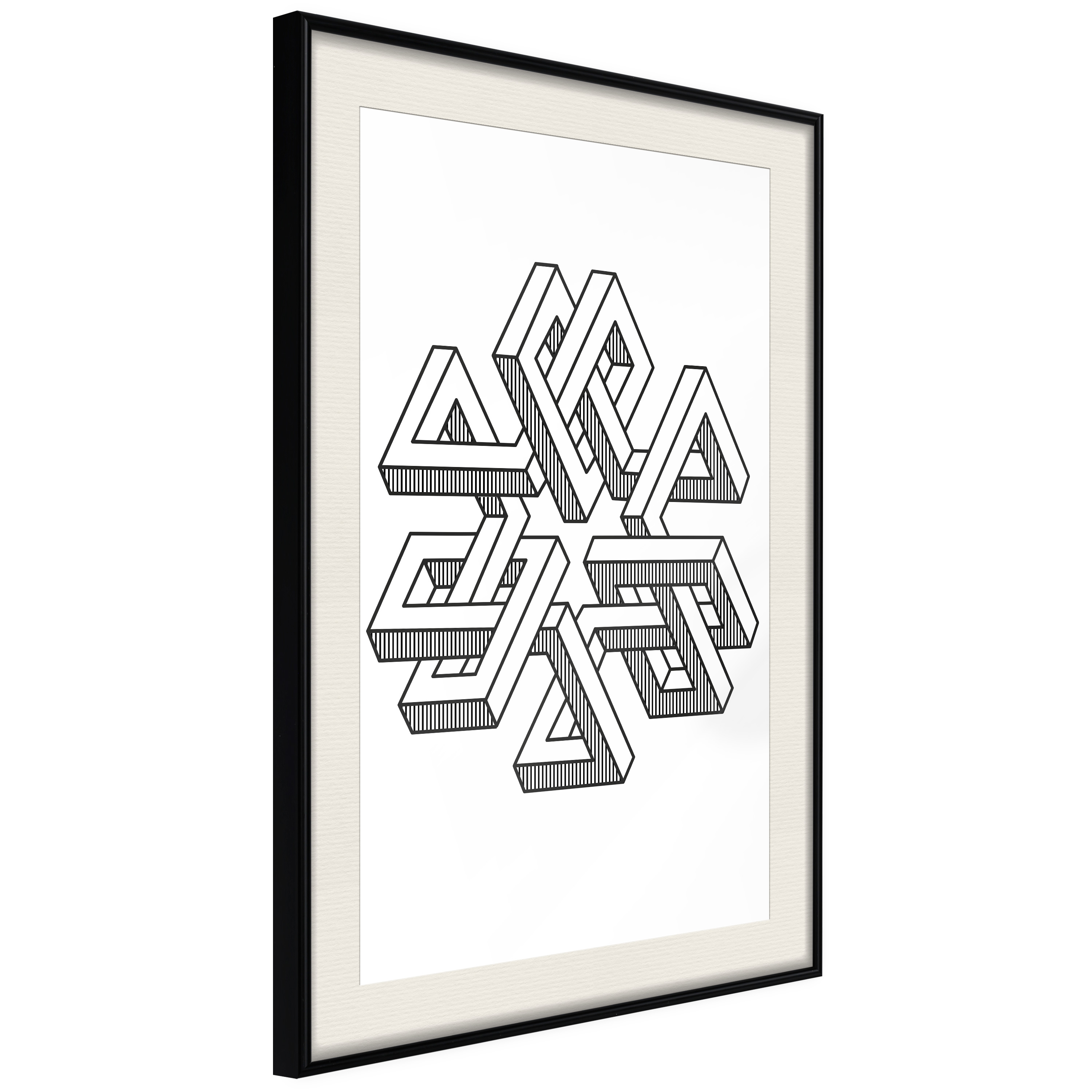 Poster Artgeist Affisch Geometric Clover