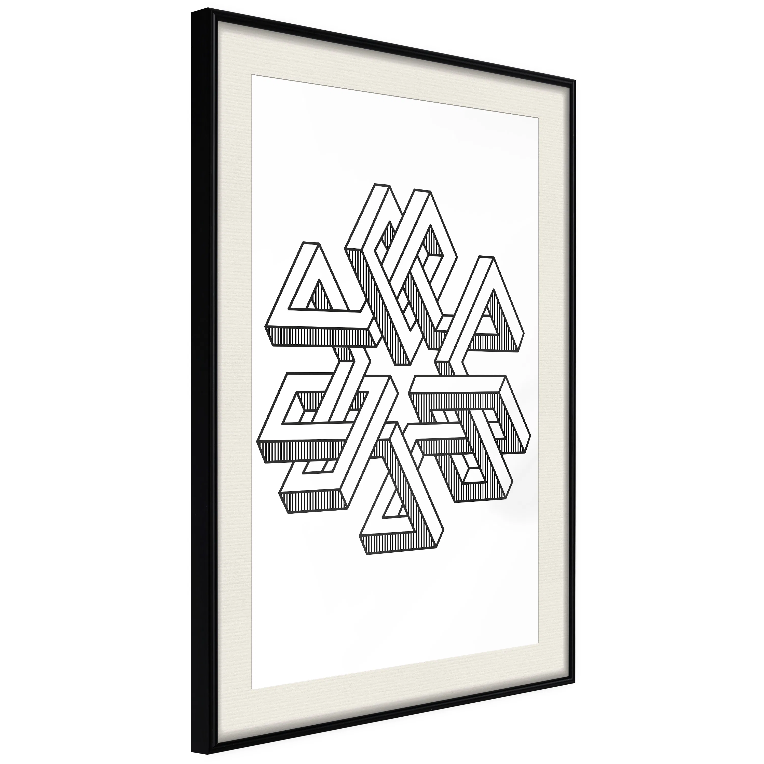 Poster Artgeist Affisch Geometric Clover