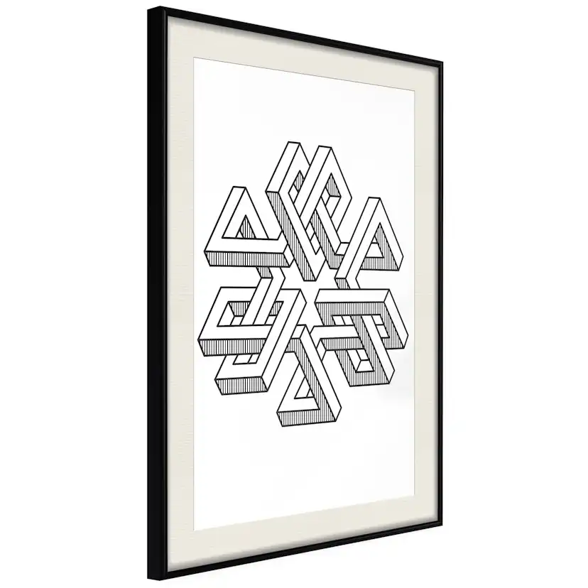 Poster Artgeist Affisch Geometric Clover