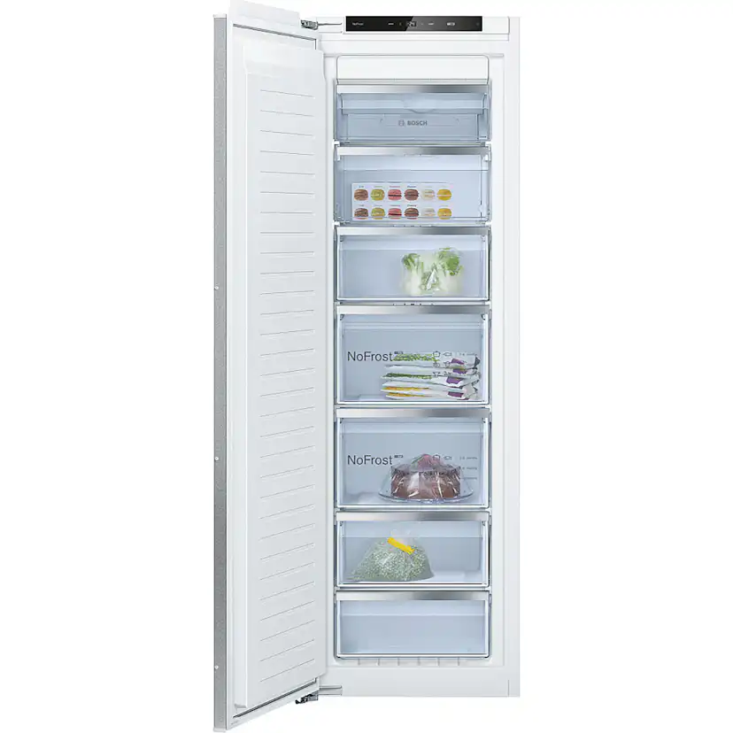 Integrerad Frys Bosch GIN81ACE0 Serie 6 med NoFrost