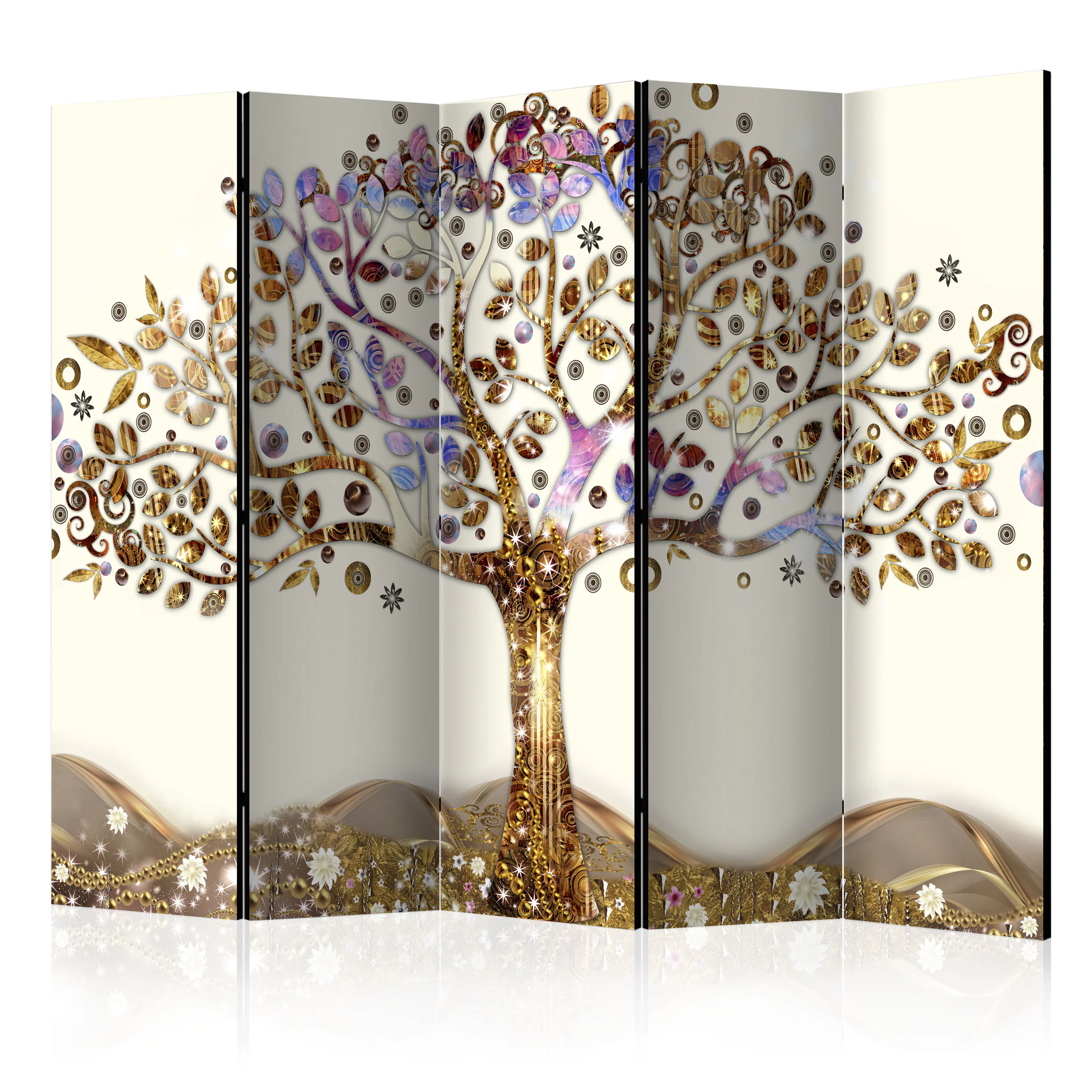 Rumsavdelare Skärmvägg Arkiio Golden Tree II 225x172 cm