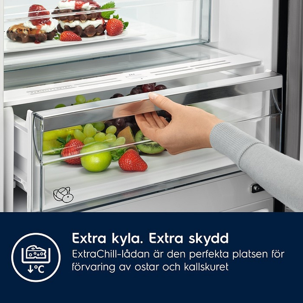 Kombinerad Kyl/frys Electrolux Serie 600 LNT6ME18S Integrerad