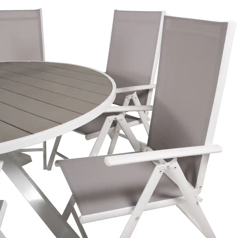 Matgrupp Venture Home Pincy Ø 140 med 6 Bront Stolar