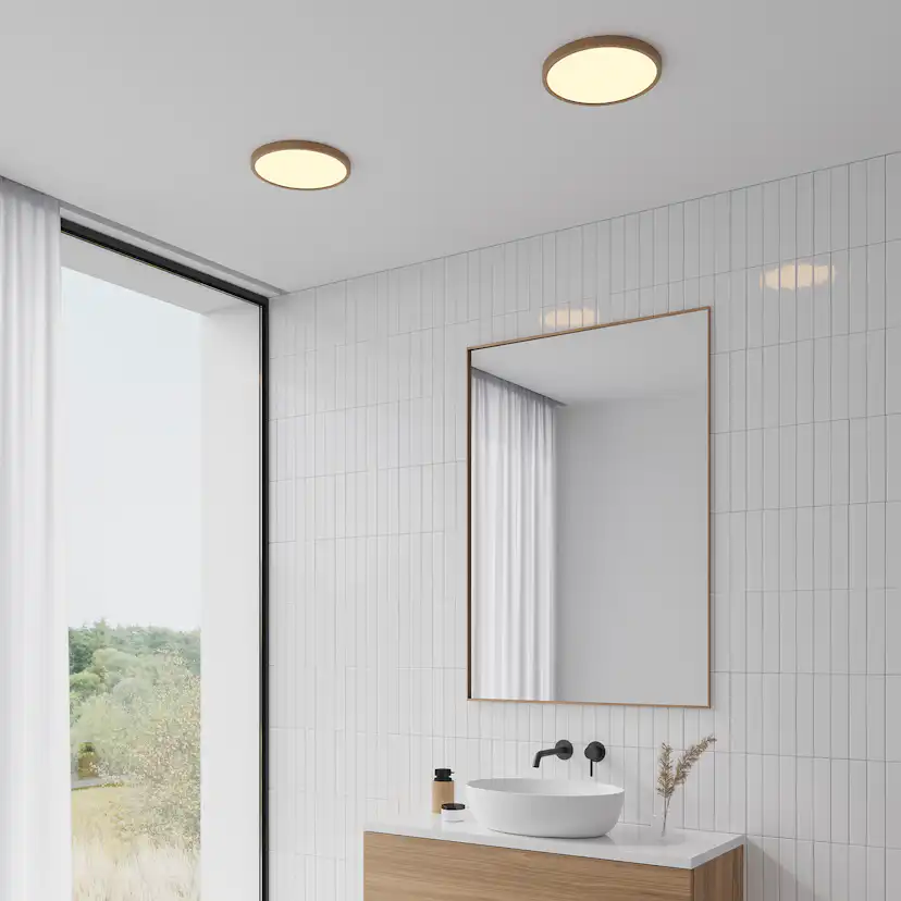 Plafond Nordlux Oja 29 IP54 2700K Dim Natur