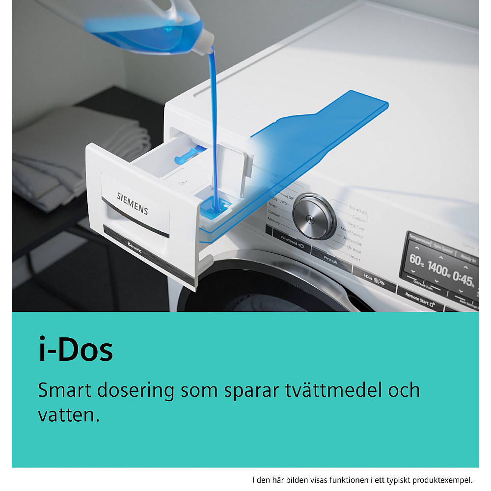 Frontmatad Tvättmaskin Siemens WG54G2FKDN iQ500