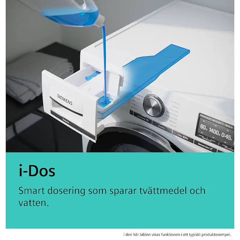 Frontmatad Tvättmaskin Siemens WG54G2FKDN iQ500