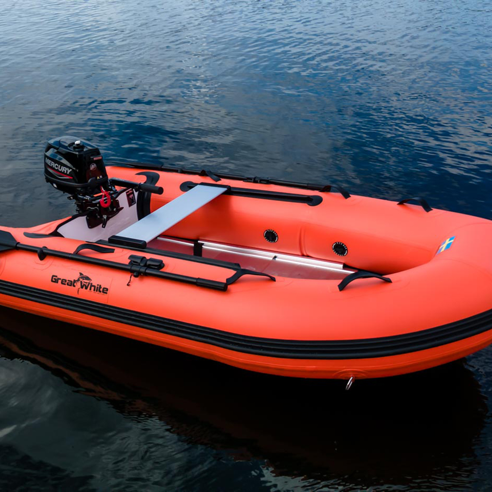 Gummibåt GreatWhite VIB270 Luftdurk Orange