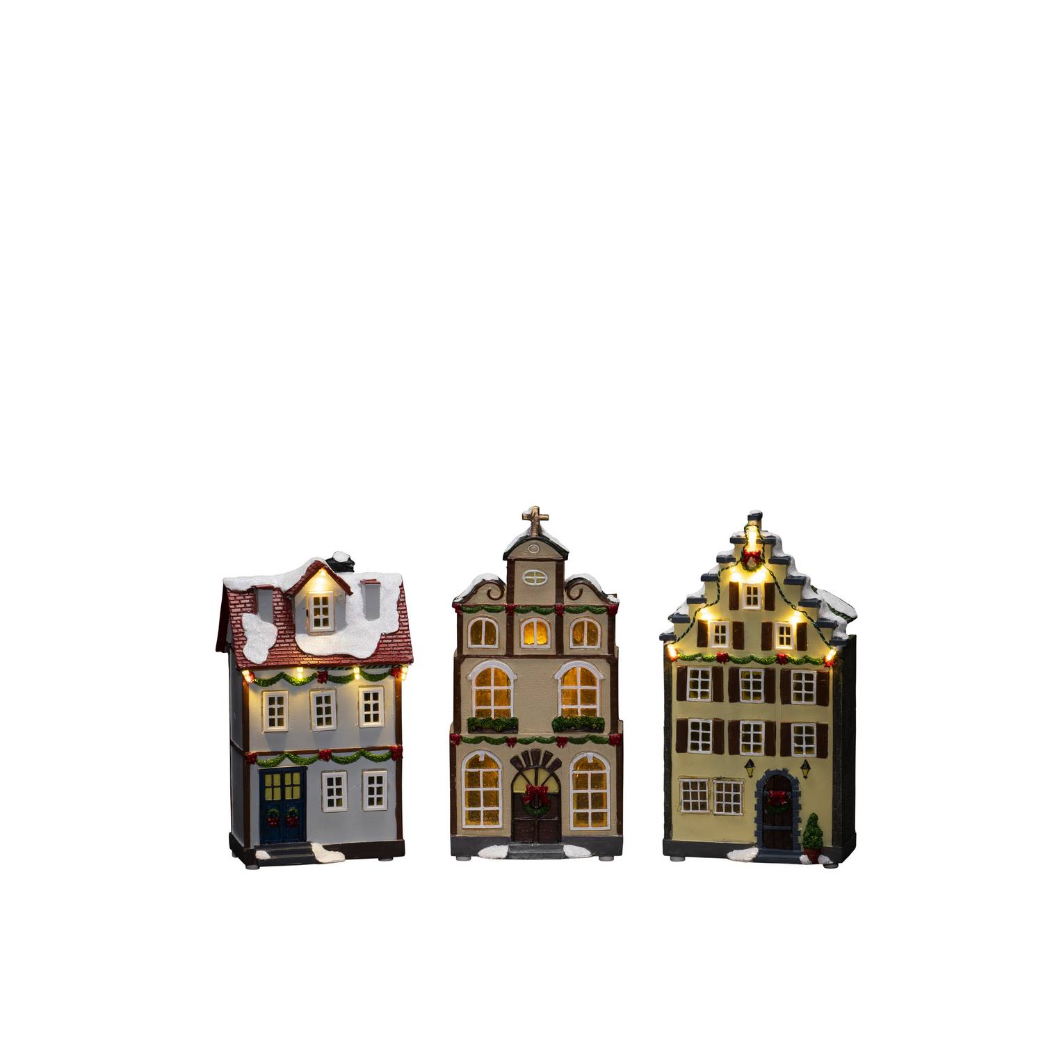 Julby Gnosjö Konstsmide 3 Små Hus LED 4308-000