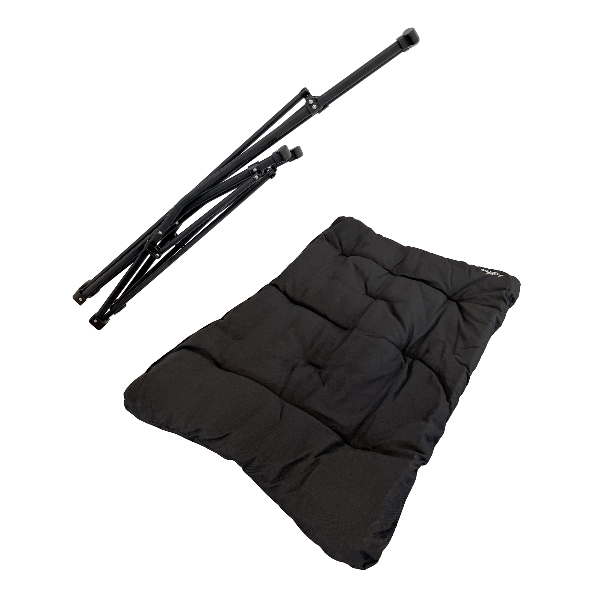 Campingstol Smart Living Lounge Black Edition