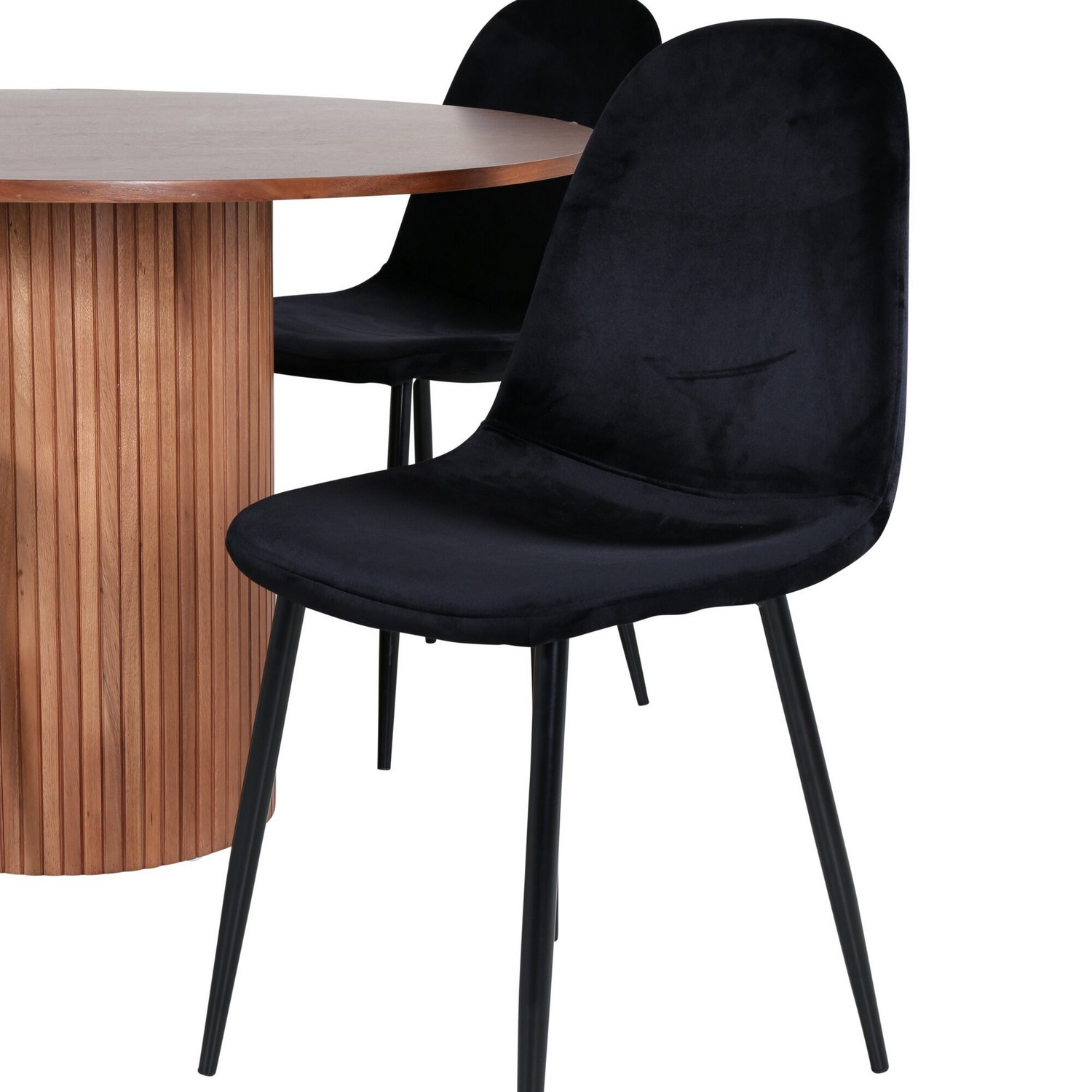 Matgrupp Venture Home med Bianca Matbord och 4 Pobbie Matstolar