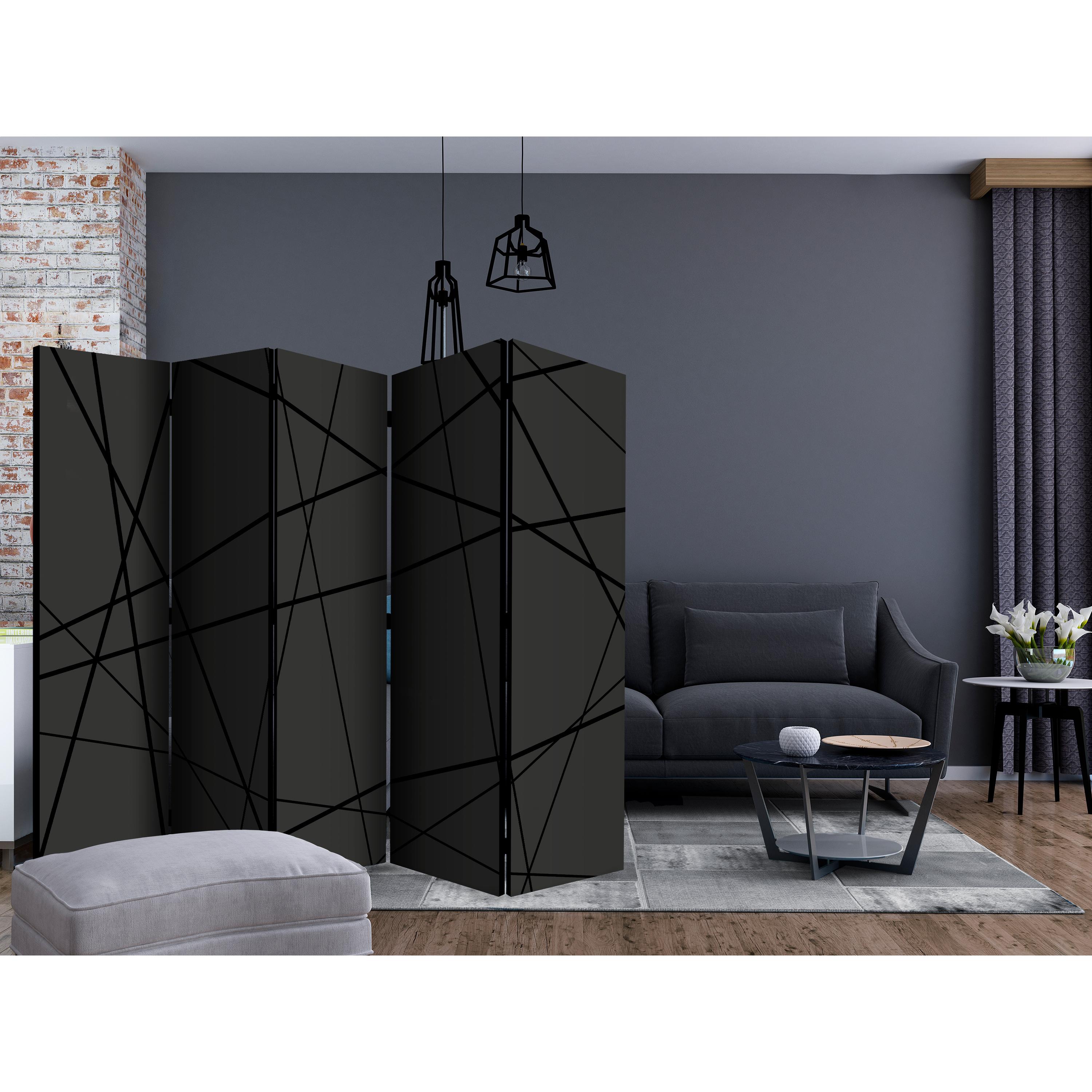 Rumsavdelare Skärmvägg Arkiio Dark Intersection II 225x172 cm
