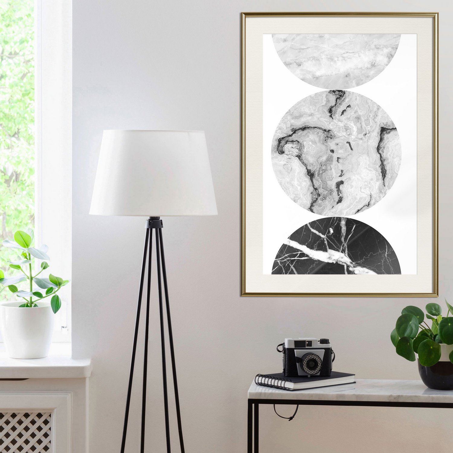 Poster Artgeist Affisch Marble Wheels