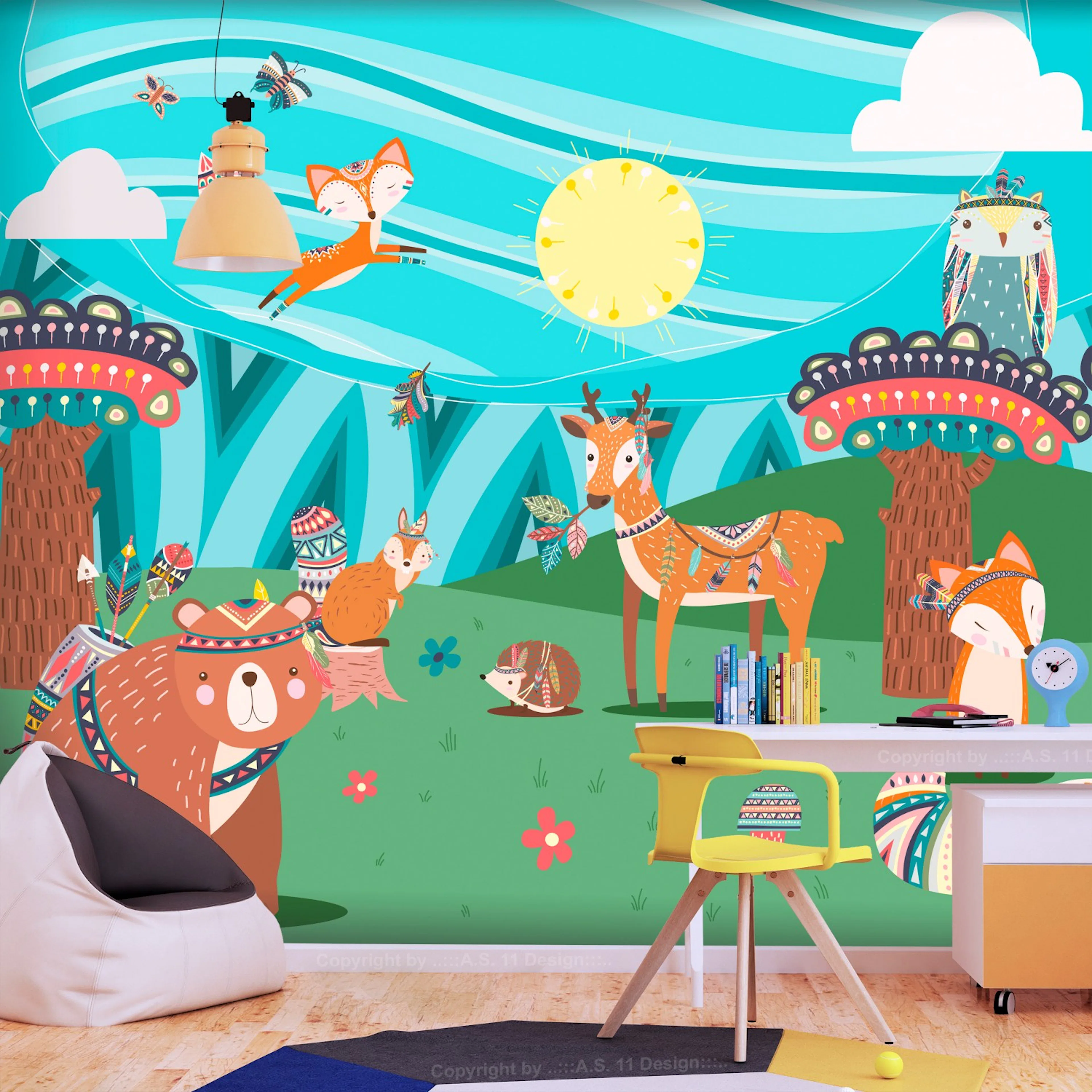 Fototapet Arkiio Adventures in the Woods