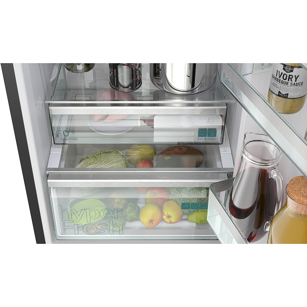 Fristående Kyl Frys Siemens iQ500 KG39N4X1F med LED-Belysning