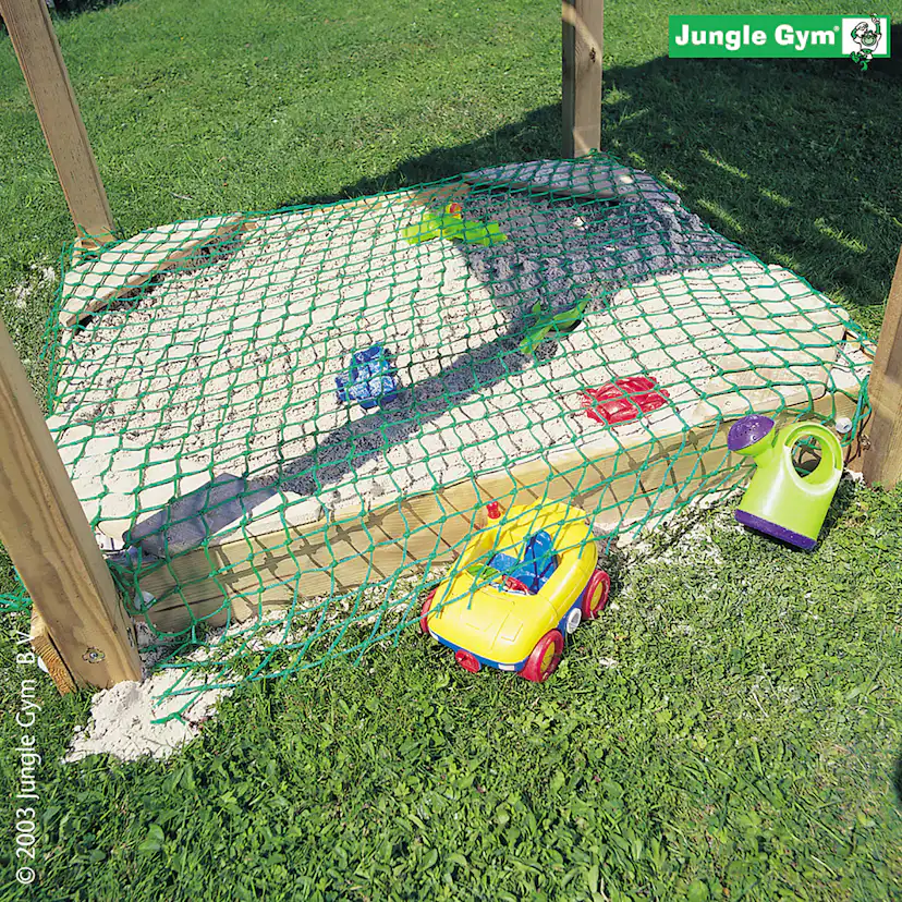 Sandlådetillbehör Jungle Gym Grönt Nät för Sandlåda
