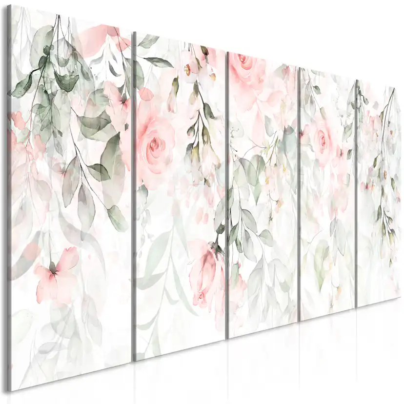 Tavla Arkiio Waterfall of Roses (5 Parts) Narrow First Variant