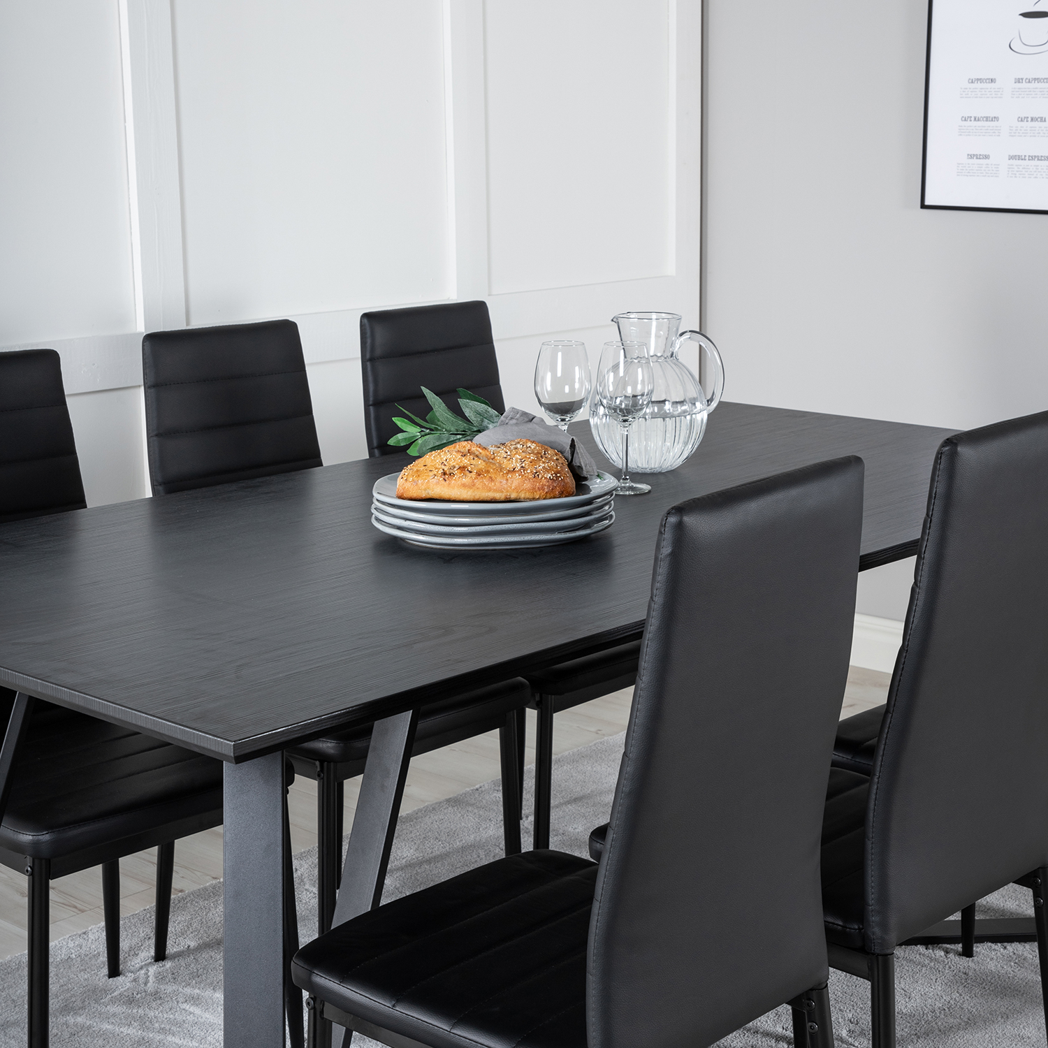 Matgrupp Venture Home Madde med 6 Sly Stolar