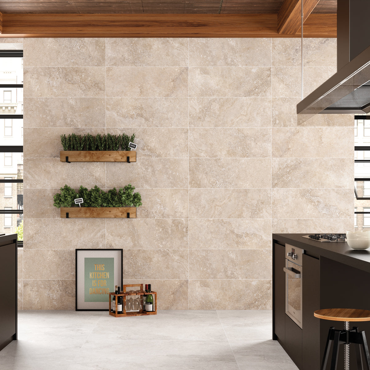 Klinker Tenfors Rockstone Marmor Beige Matt 60x60