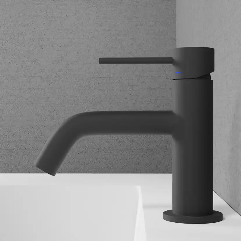 Tvättställsblandare Scandtap Voyage Coal med Bottenventil Pop-Up
