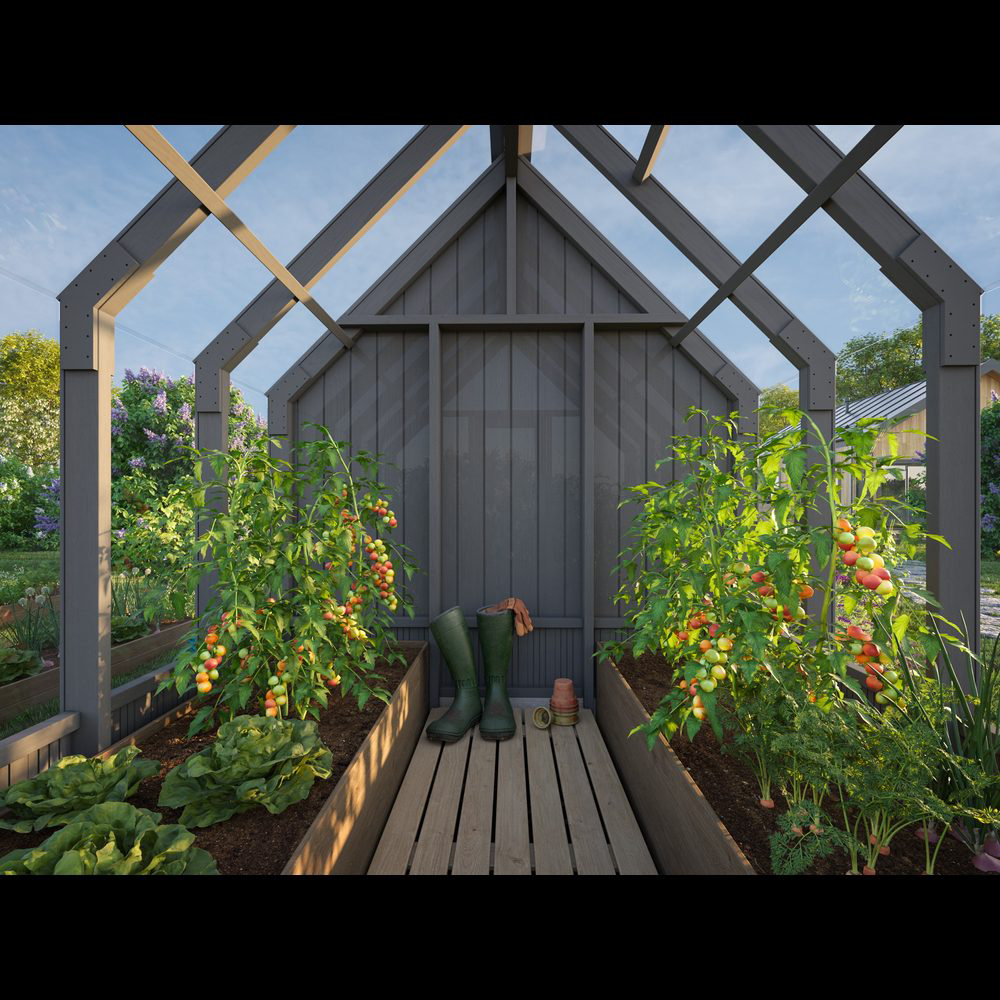 Förråd Palmako Emilia 4,4 m² (inv 4,0 m²)