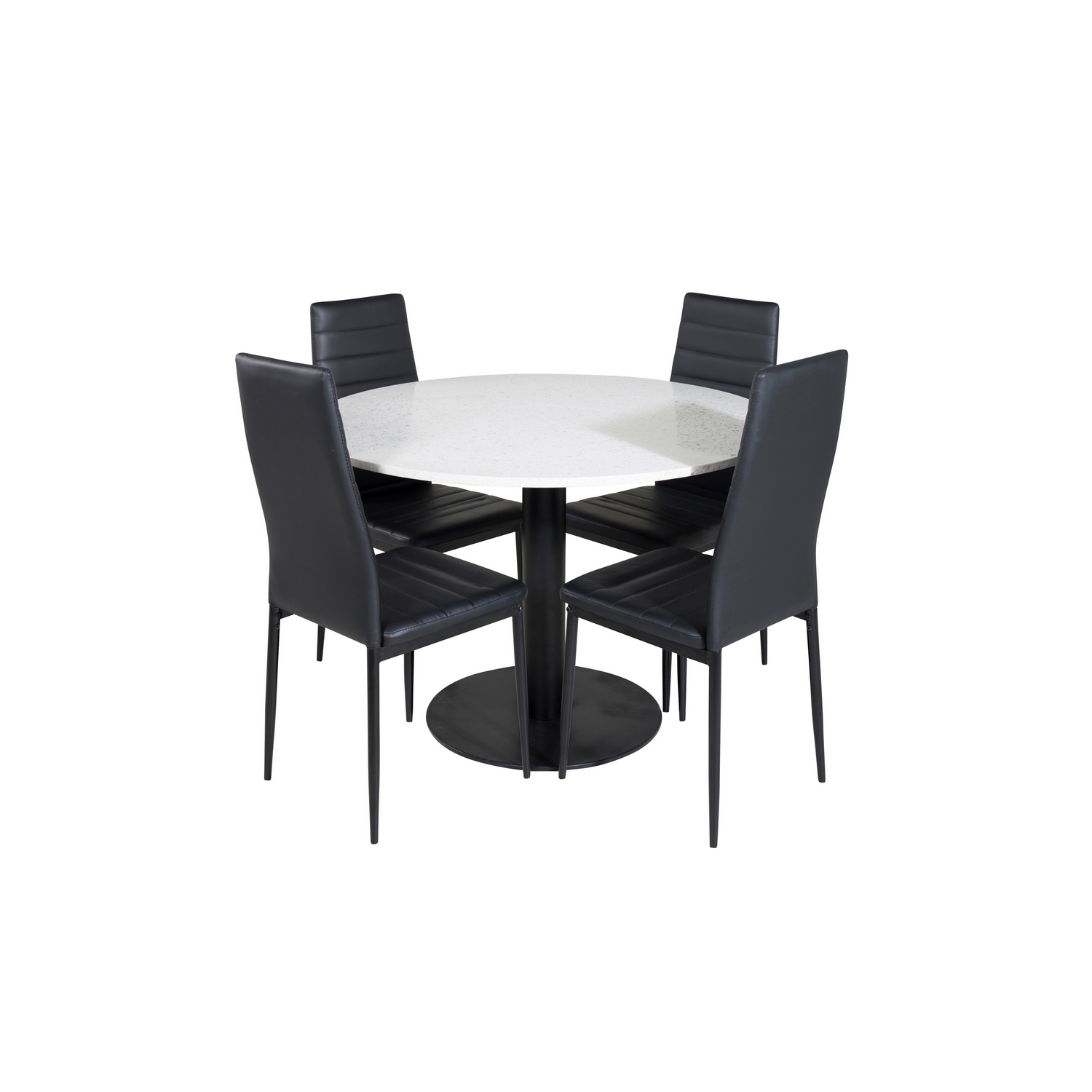 Matgrupp Venture Home Roxanna med 4 Sly Stolar Runt