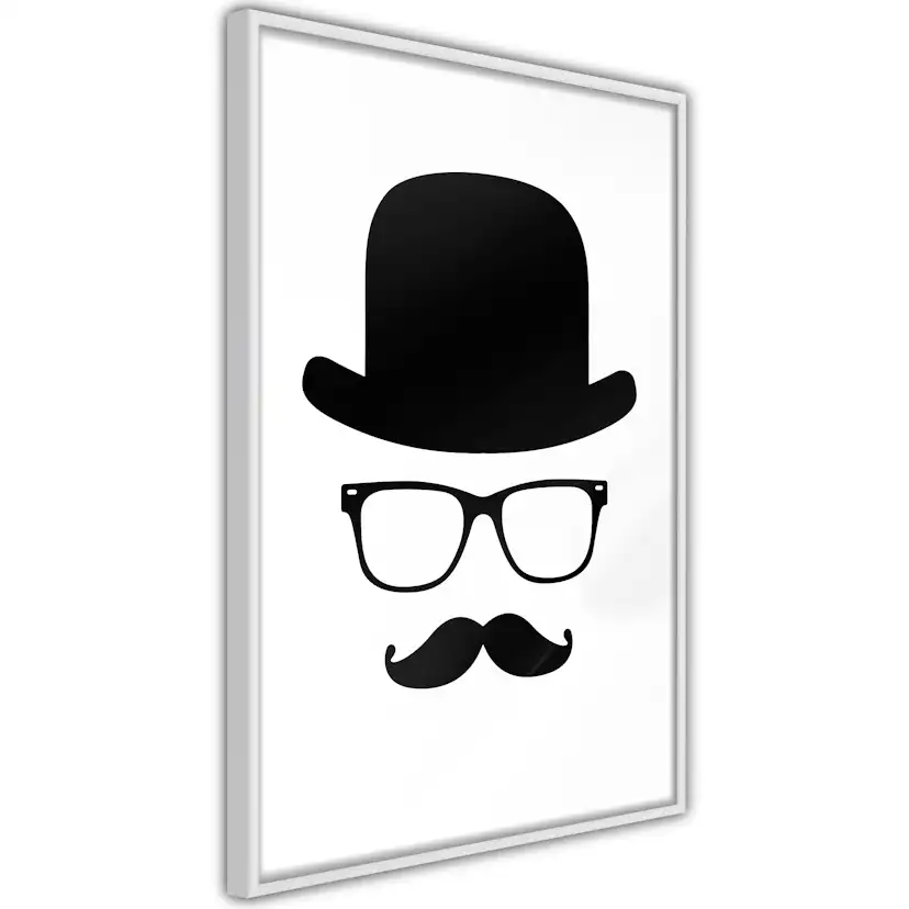 Poster Artgeist Affisch Retro Mustache