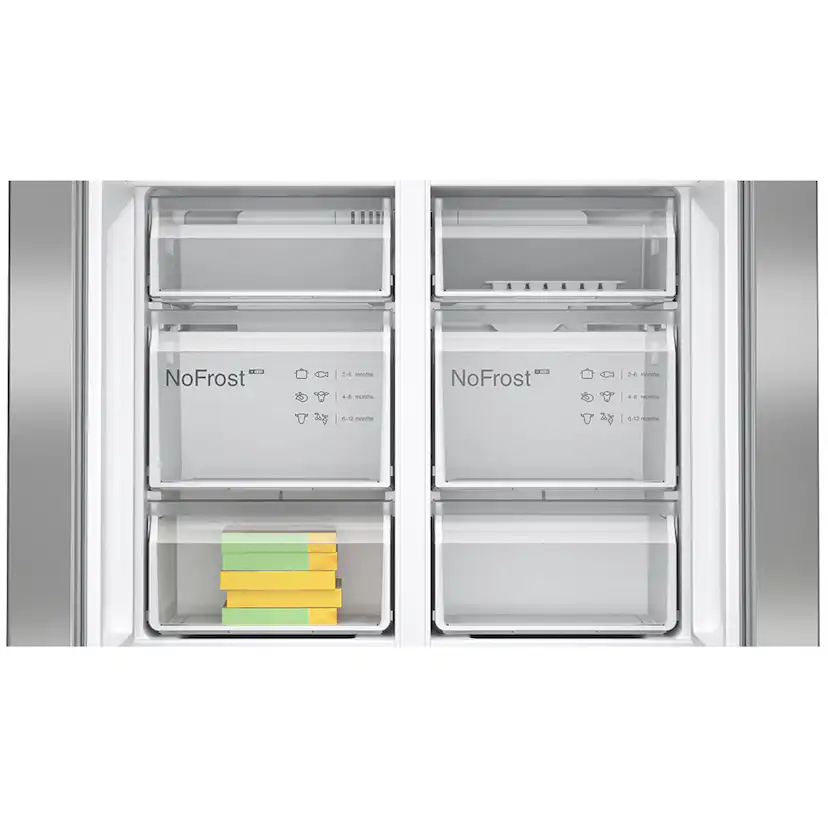 Kyl & Frys Bosch Side by Side Serie 4 KFN96VPEA French Door Silver