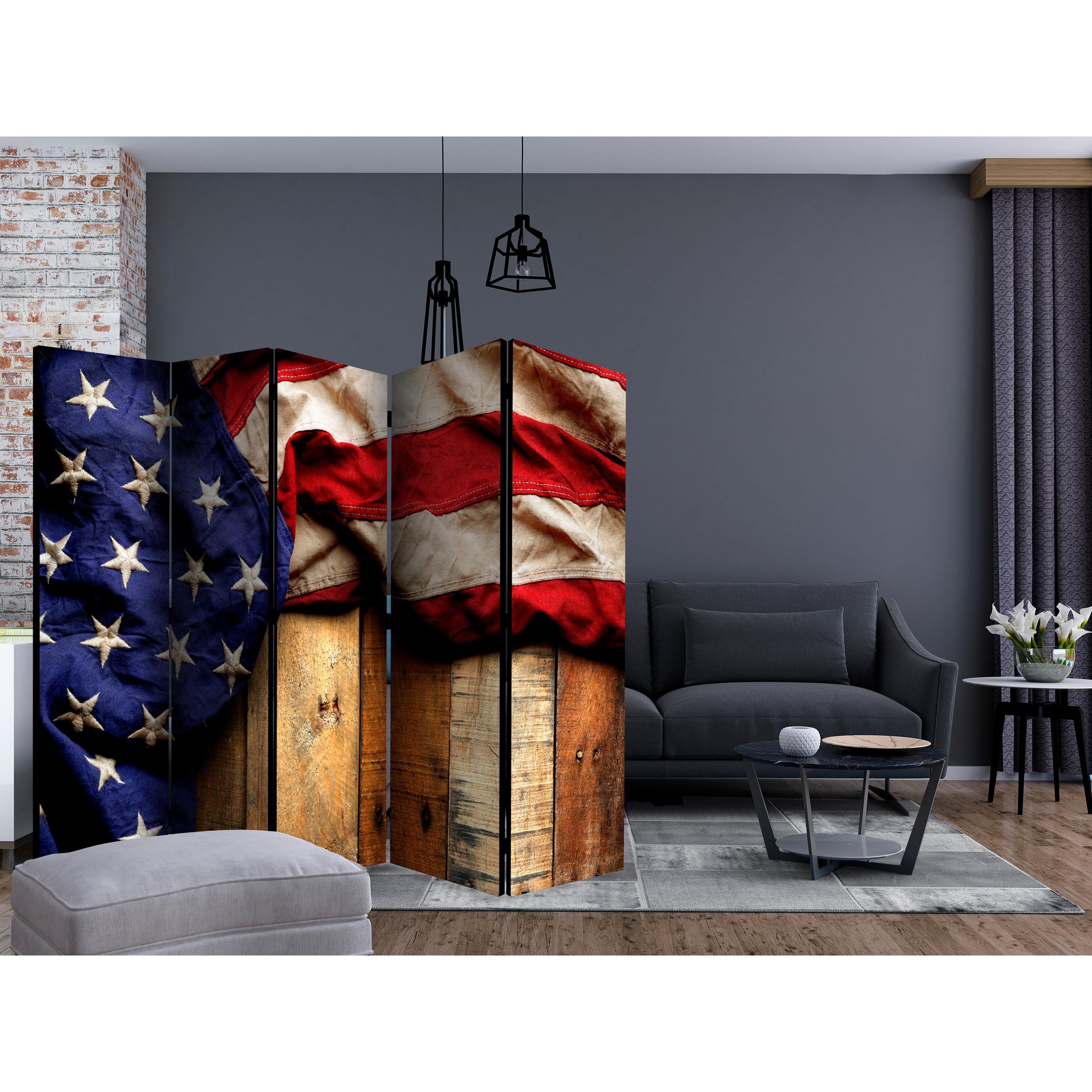 Rumsavdelare Skärmvägg Arkiio American Style II 225x172 cm