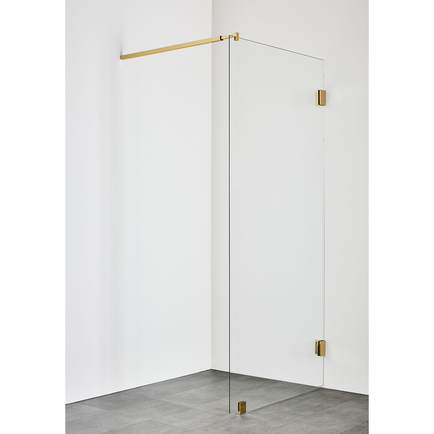 DUSCHVÄGG INFINITY 100 MÄSSING Mässing, Bredd: 984 mm